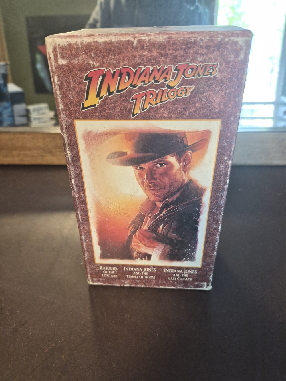 Vintage Indiana Jones Trilogy Collectors Edition Box Set 1989 VHS 3-Tapes
